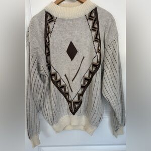 Eclectic Grandpa Vintage Gian Alberto Wool Blend & Acrylic Sweater
